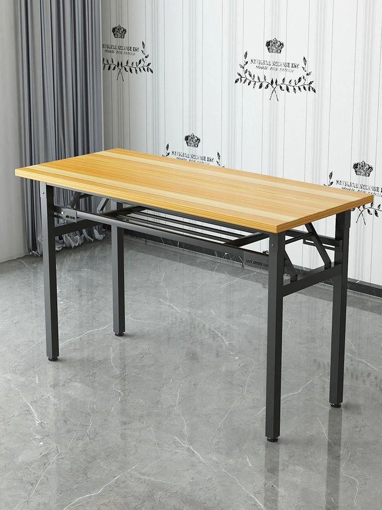 80 책상겸테이블 노트북 재택근무 컴퓨터 접이식 좁은방 120x폭 60x높이 75cm 단층 - 상품 이미지