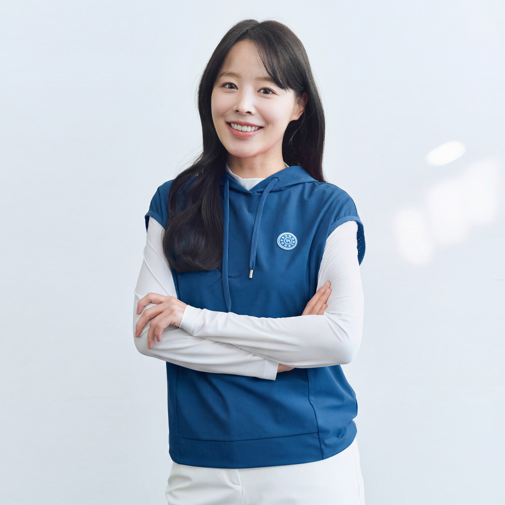 여성 냉감 트리코트 타공 여자 여름 바람막이 조끼 풀오버 베스트 Q126-6204-06 - 상세 이미지 2