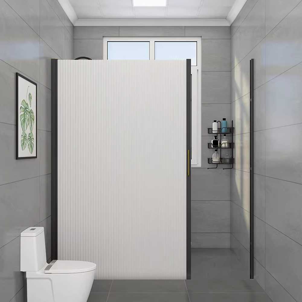 접이식 샤워파티션 욕조파티션 탈의실 화장실 흡착판 130x180cm - 상품 이미지