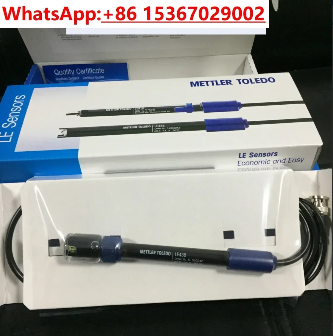 pH 측정기 FE20KPH 전극 LE4383전극