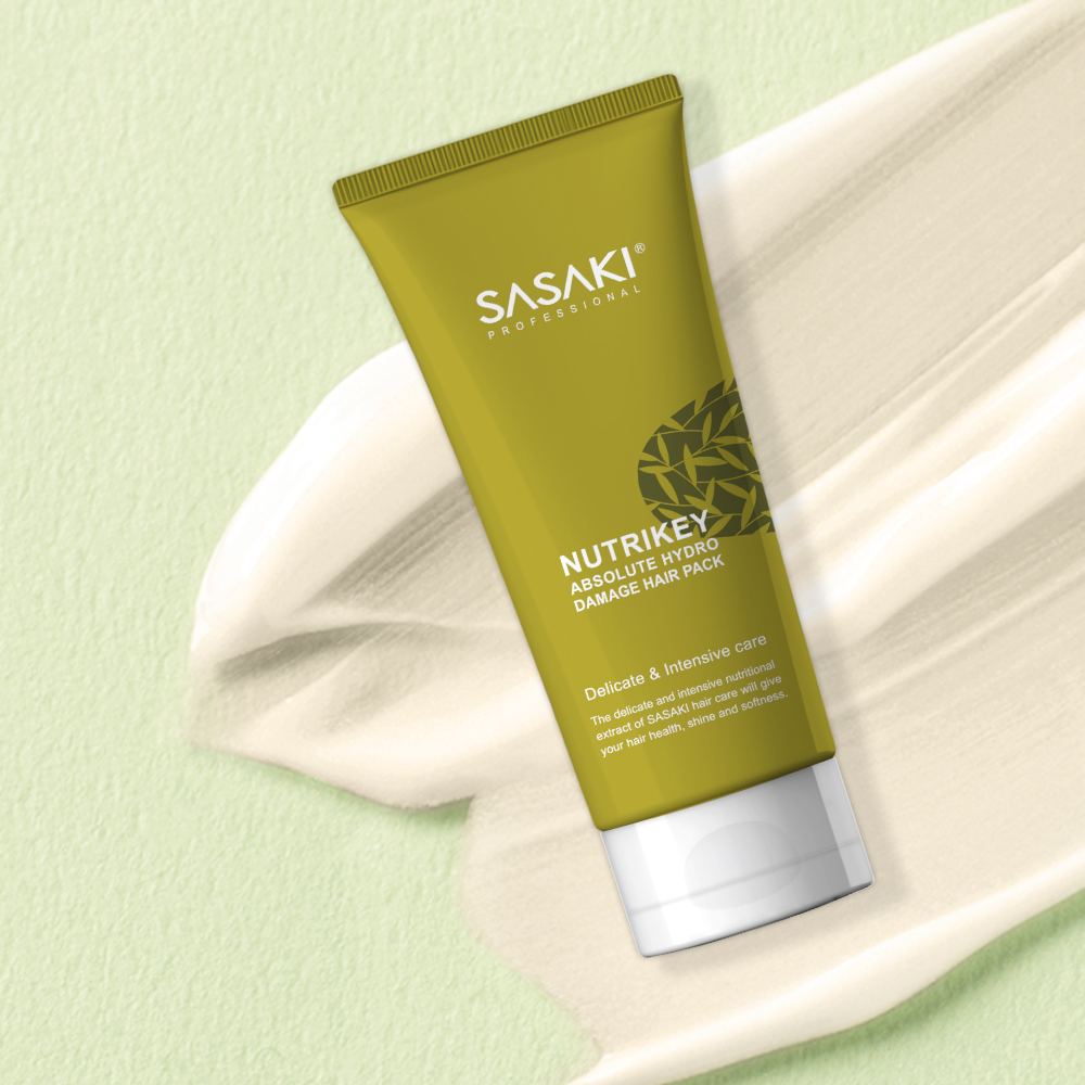 사사키 뉴트리키 데미지 단백질 세라마이드 헤어팩 150ml 극손상 물미역 미용실 - 상품 이미지