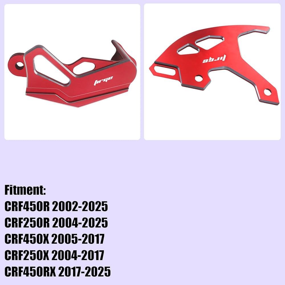 애드스프로 모터사이클 부품 CNC 알루미늄 브레이크 디스크 캘 가드 커버 프로텍터 CRF450R 2002-2025 CRF250R 2004-2025 CRF450X 2005-2017 - 상세 이미지 2