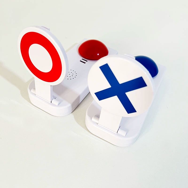 최고의 OX 퀴즈버튼 통과 단체 퀴즈기 순발력 스위치 NO PASS - 상품 이미지