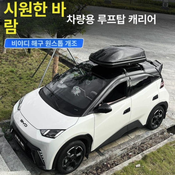 프리미엄 차량용 루프박스 자동차 루프백 하드케이스 루프랙 짐박스 하이요 루프랙+짐박스 무타공 - 상세 이미지 3