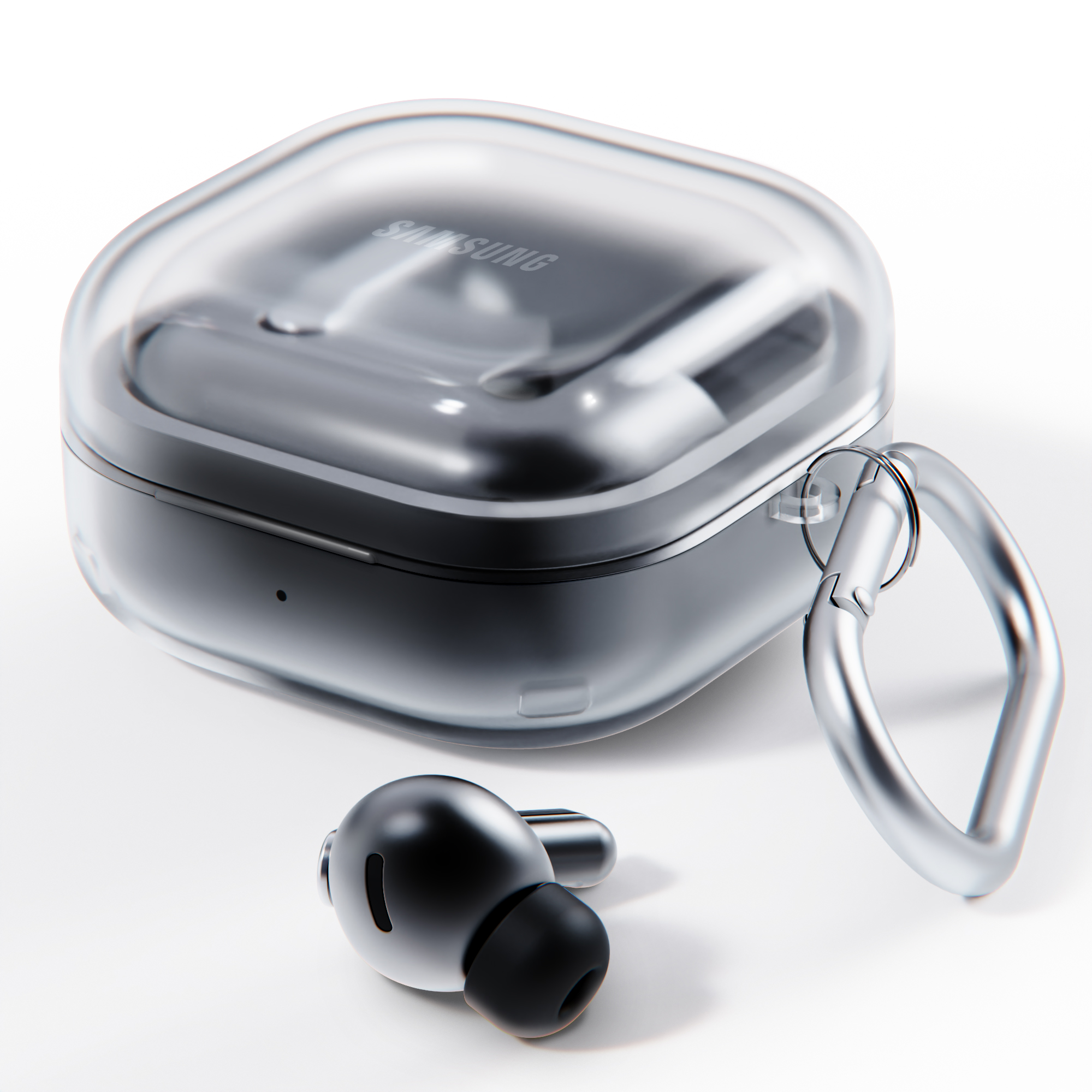 미아크 국산 갤럭시 버즈4 / 버즈4프로 반투명 매트 클리어 케이스 제품 이미지