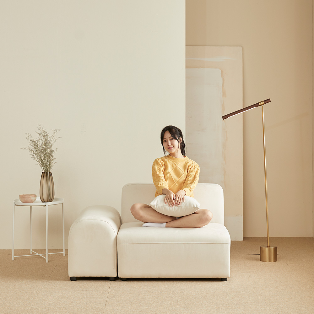 모노 1인용 아쿠아텍스 패브릭 모듈 소파 일반형+팔걸이