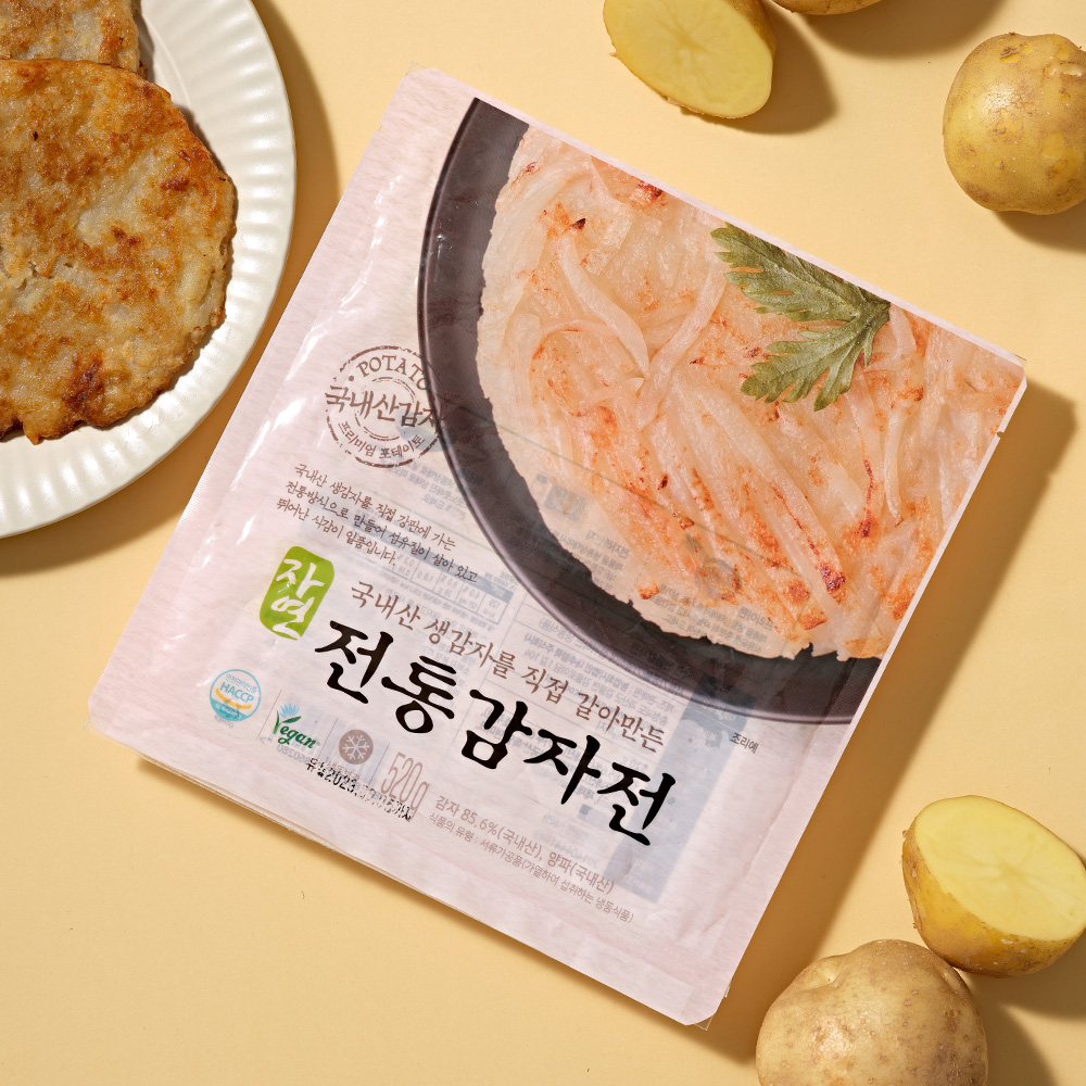 전통 생 감자전 390g 부추감자전 녹두 부침개 - 상세 이미지 2