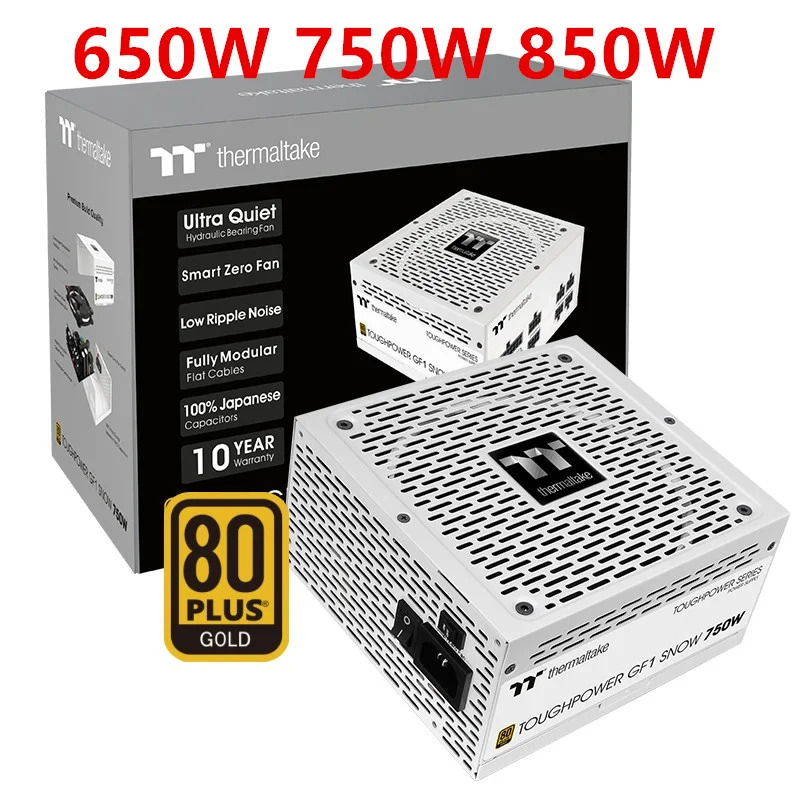 Thermaltake Toughp호환ower GF1 SNOW 650W 750W 850W 새 원본 전원공급장치