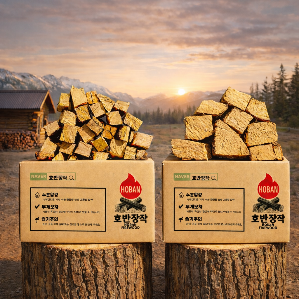 호반장작 참나무 캠핑 장작 10kg 캠핑용 벽난로용 굵은 장작 운동러 솔직 후기 | 실사용 리뷰 - 대표 이미지