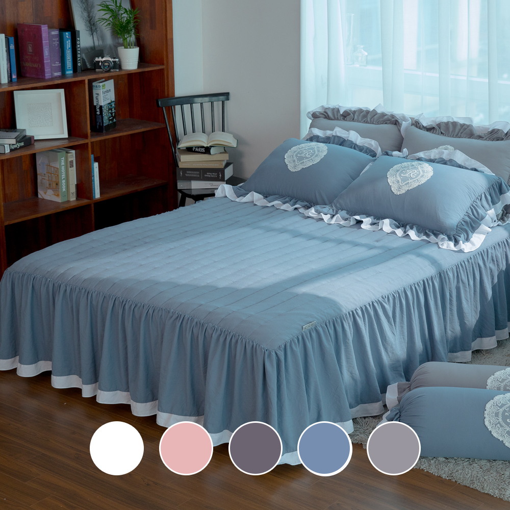 모티브감성 먼지없는 국내산 롱침대커버 단품 K 킹