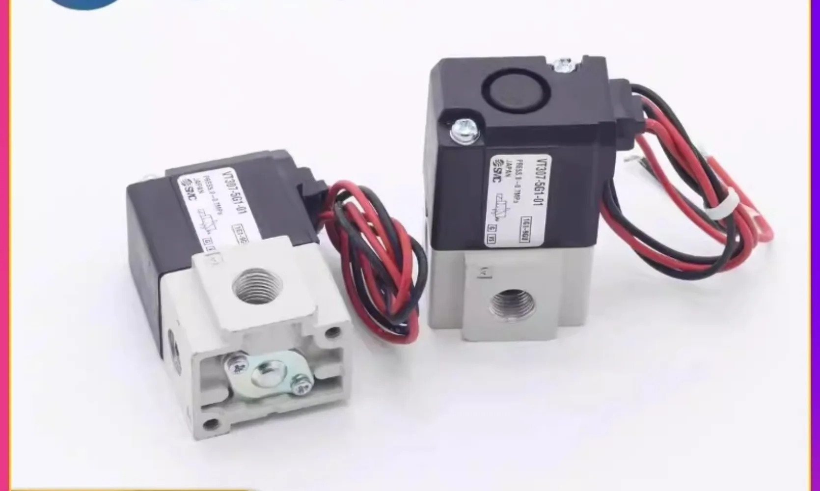 SMC 진공 제어 솔레노이드 밸브 VT307E-5GS-F VT307YK-5G VT307V-5G-01-02-F