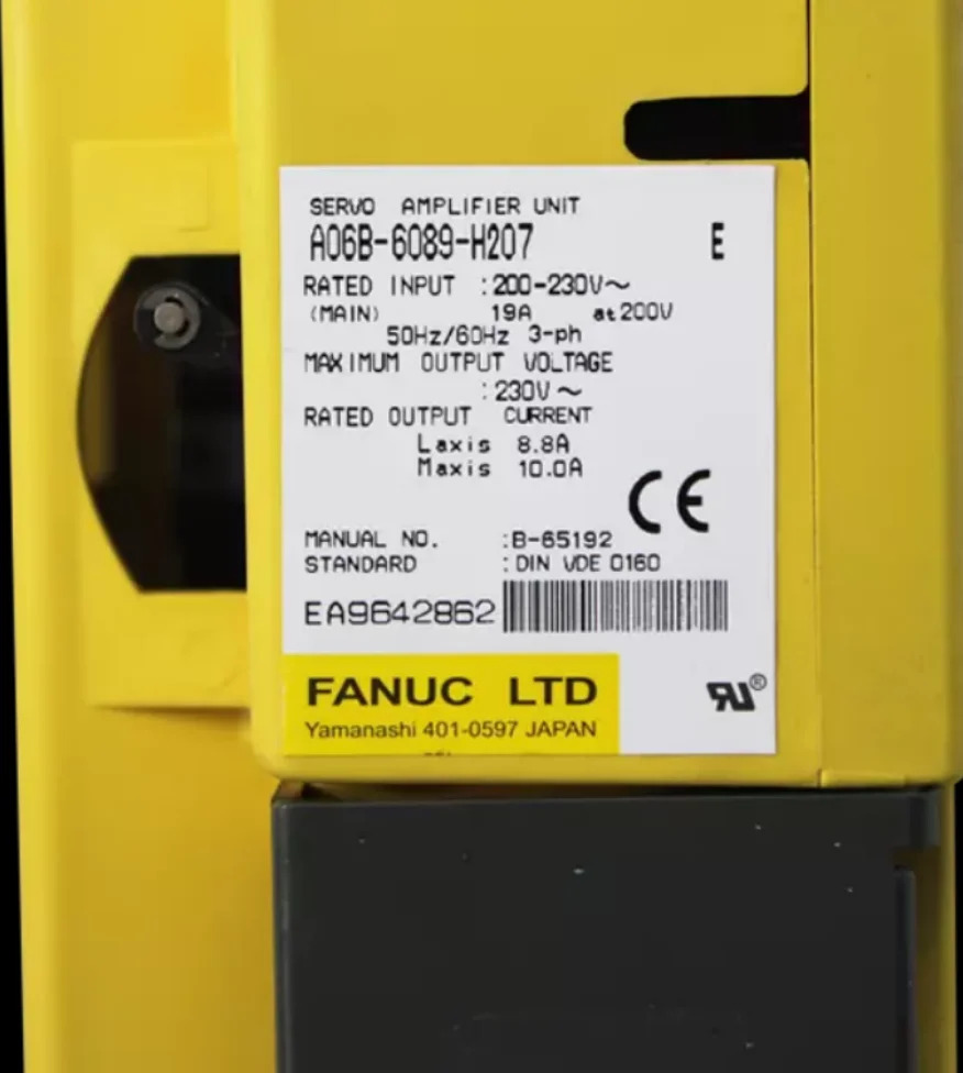 FANUC 서보 드라이브 모듈 A06B-6089-H207 A06B6089H207 신