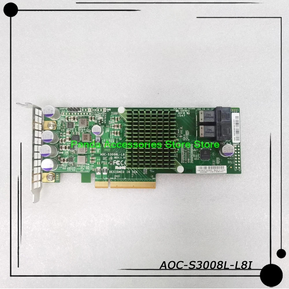 Supermicro AOC-S3008L-L8I 12G/b SAS SATA 패스스루 확장 카드용