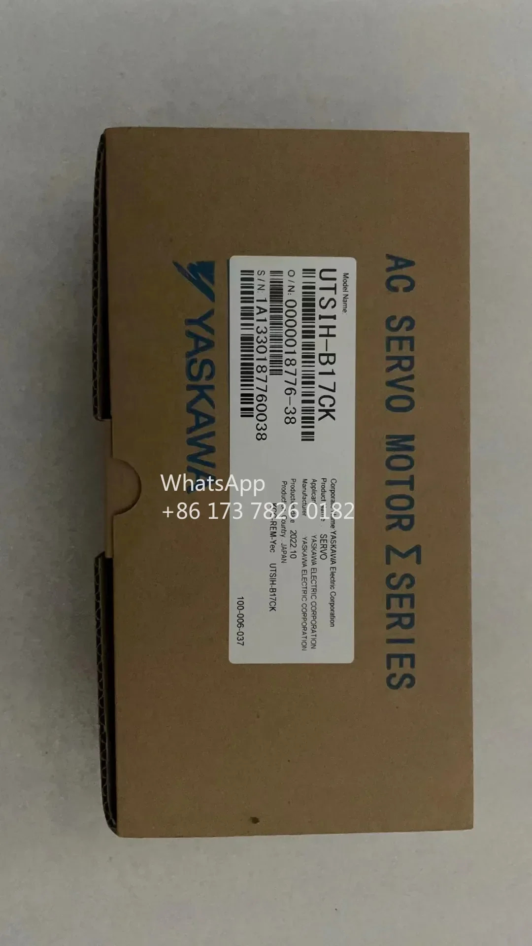 UTSIH-B17CK 모터yaskawa 인코더 모터 모델 제공 필요