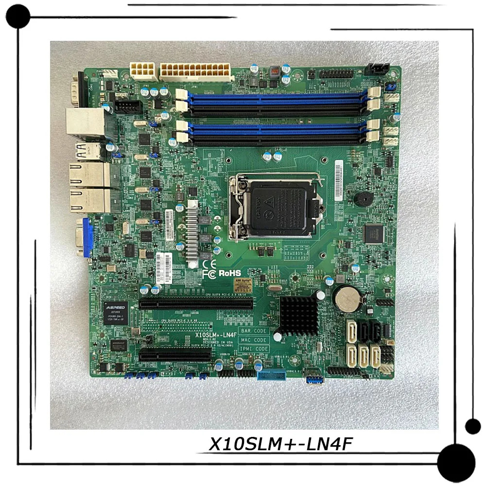 슈퍼마이크로 서버 마더보드 LGA 1150 C224X10SLM-LN4F