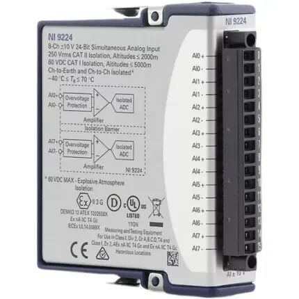 미국 NI-9225 볼트 터미널 전압 입력모듈 780159-01
