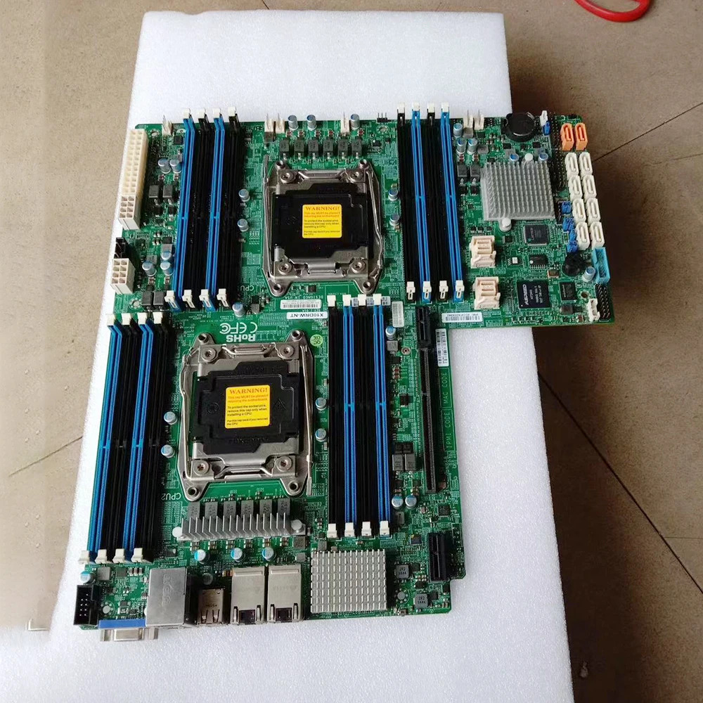 슈퍼마이크로 듀얼 소켓 R3 E5-2600 v4 / v3 LGA 2011 X10DRW-NT마더보드