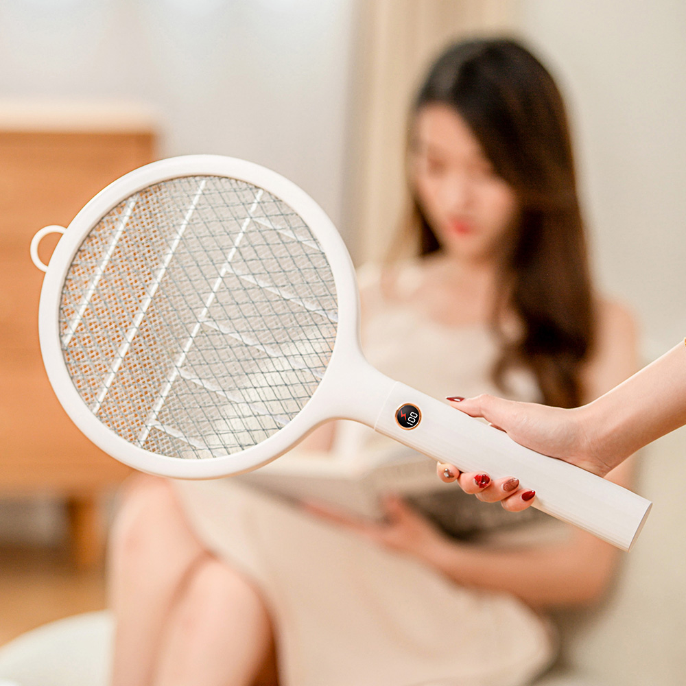 애니클리어 충전식 전기모기채 파리채 UV라이팅 전기채 2000mAh 모기퇴치기 초파리채 야외 캠핑필수템 - 상세 이미지 4