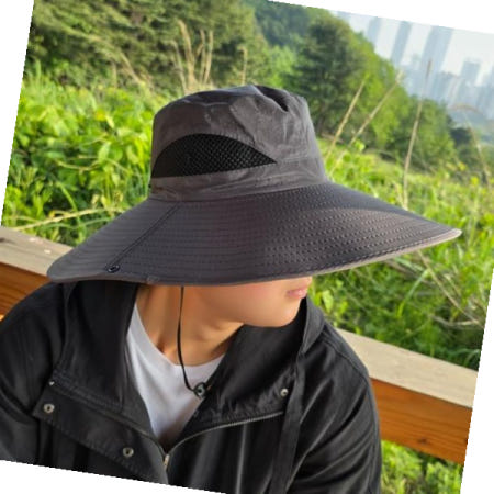 햇빛가리는모자 에픽스 와이드 챙 넓은 모자 여름 햇빛가리개 15cm