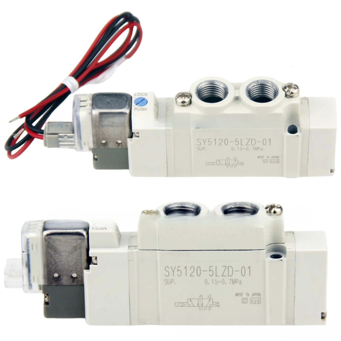 SY5120-5LZD-01 SY5220-5LZD-01 SY5320-5LZD-01 솔레노이드 밸브