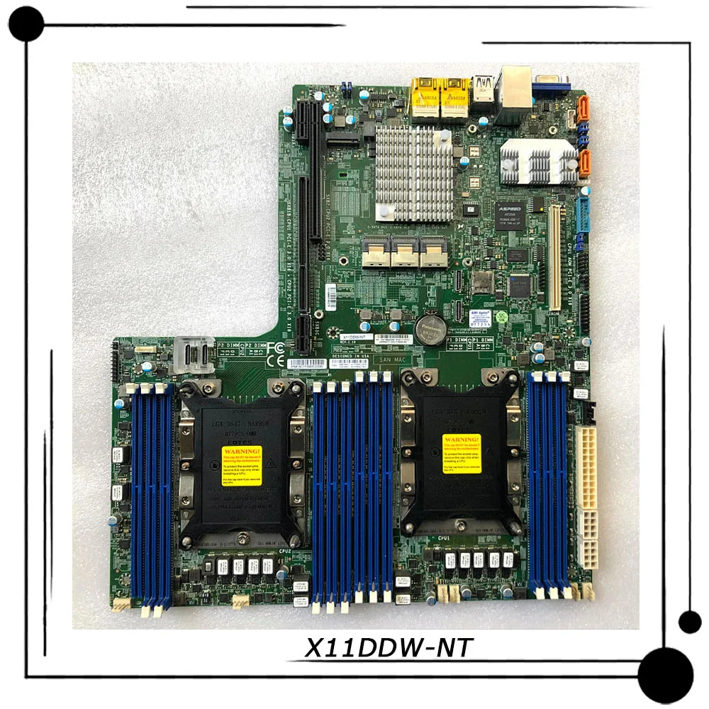 Supermicro 서버 양방향 마더보드X11DDW-NT intel호환 C622 LGA-3647 DDR4 PCI-E 3.0