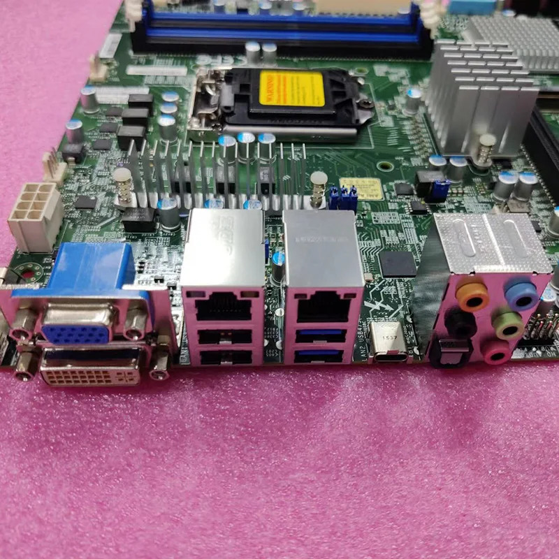 Supermicro 워크스테이션 마더보드X11SAT-F intel호환 C236 LGA-1151 6 SATA3 E3-1200 v6/v5 세대 코어 i3/i5/i7 시리즈