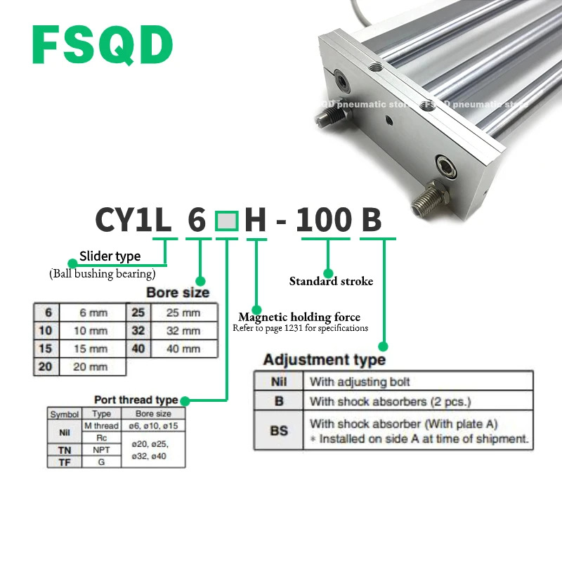 CY1L6H CY1L10H CY1L15H CY1L20H CY1L25H CY1L32H CY1L40H-100 200 300 400 500 600 700 800 B 100B 200B