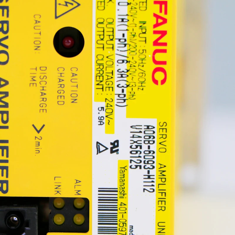 A06B-6093-H112 CNC 시스템 기계Fanuc 서보 증폭기 드라이브