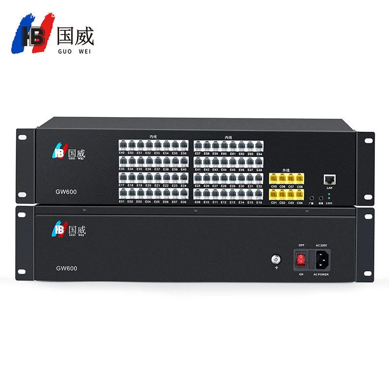 GW600-2 프로 제어 그룹 전화 교환 4 8-in 16 24 32 40 48 56 64 내선