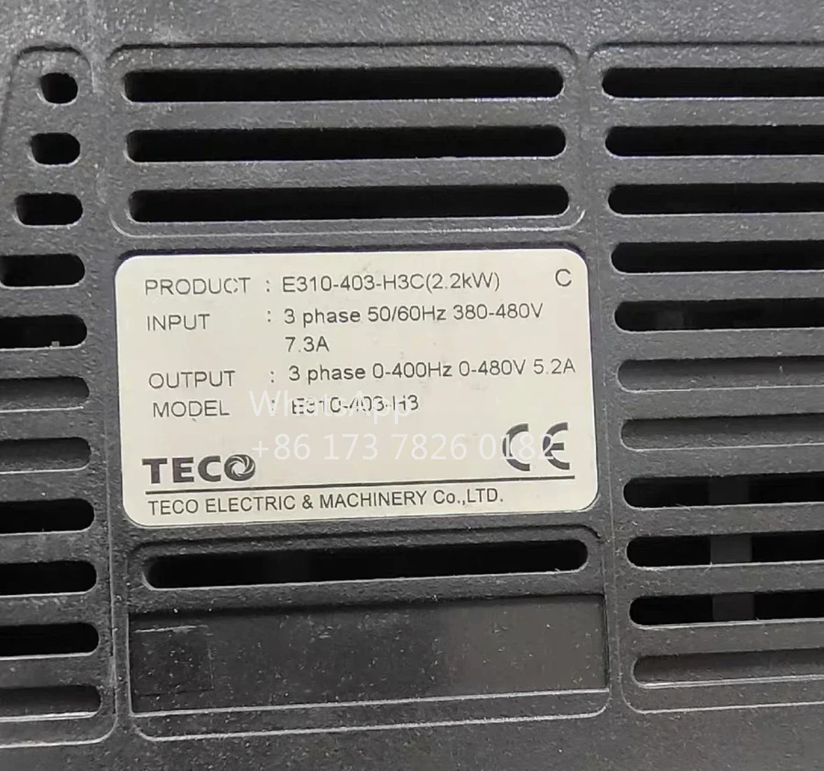 리퍼 주파수 변환기 e310-403-h1c 2.2kw 380V