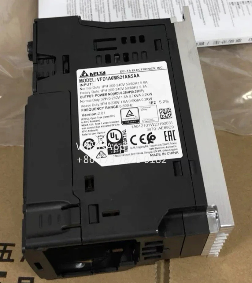 리퍼 인버터 VFD1VFD1A6MS21ANSAA
