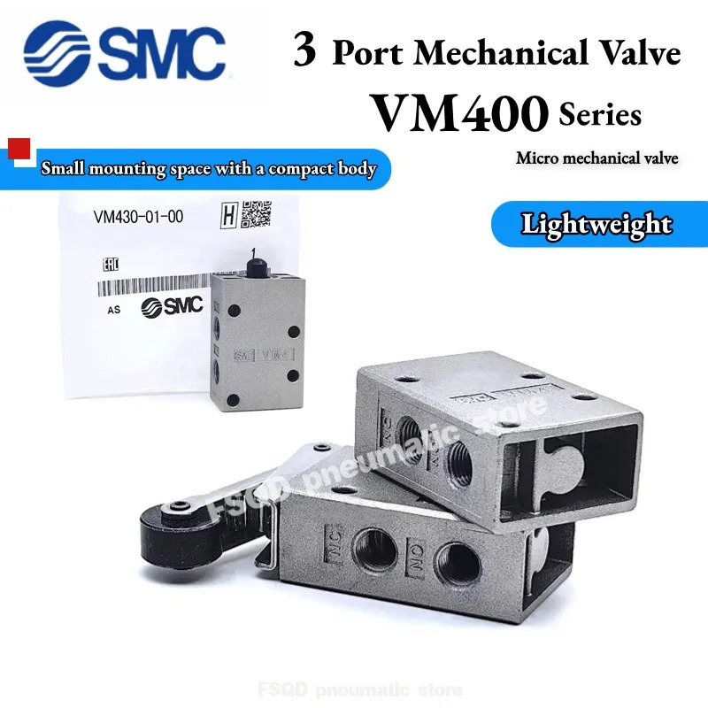 VM430-01-33G 33Y 33B 33R 34G 34Y 34B 34R 33 SMC 3 포트 기계식 밸브 VM VM400 시리즈 공압 공구