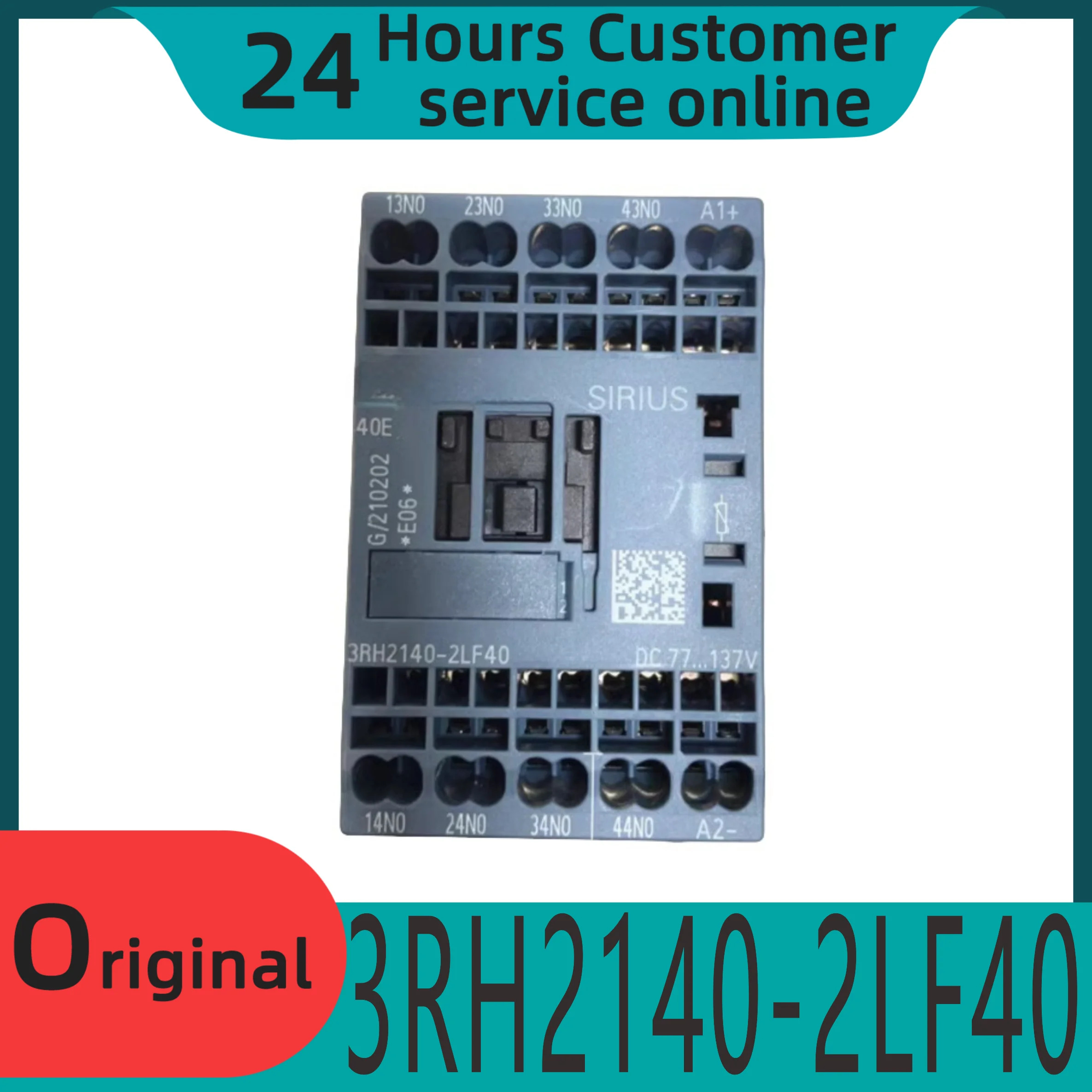 오리지널 접촉기 릴레이 3RH2140-2LF40 DC77-137V