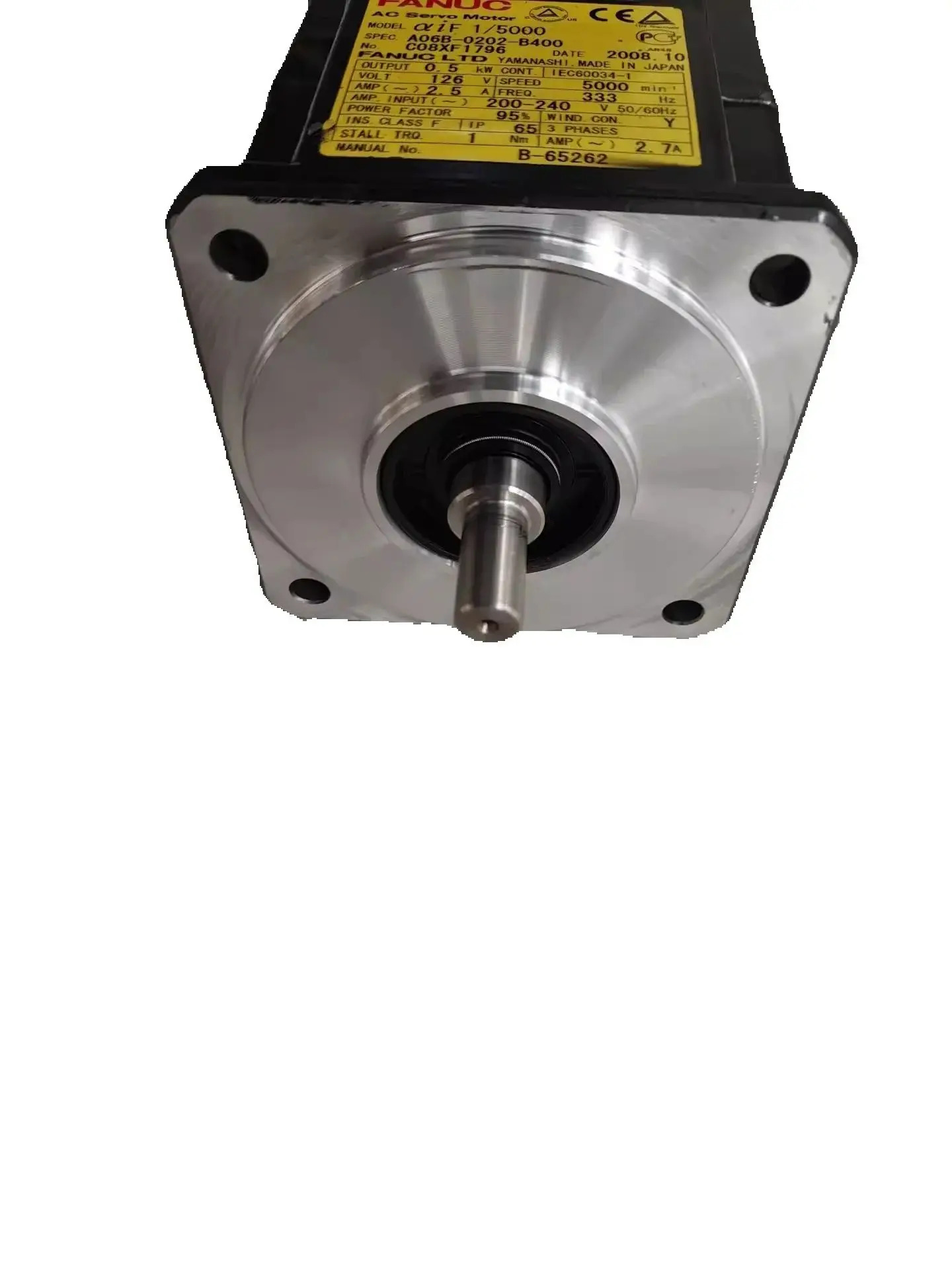 A06B-0202-B400 Fanuc AC 서보모터 12개월 A06B0202B400
