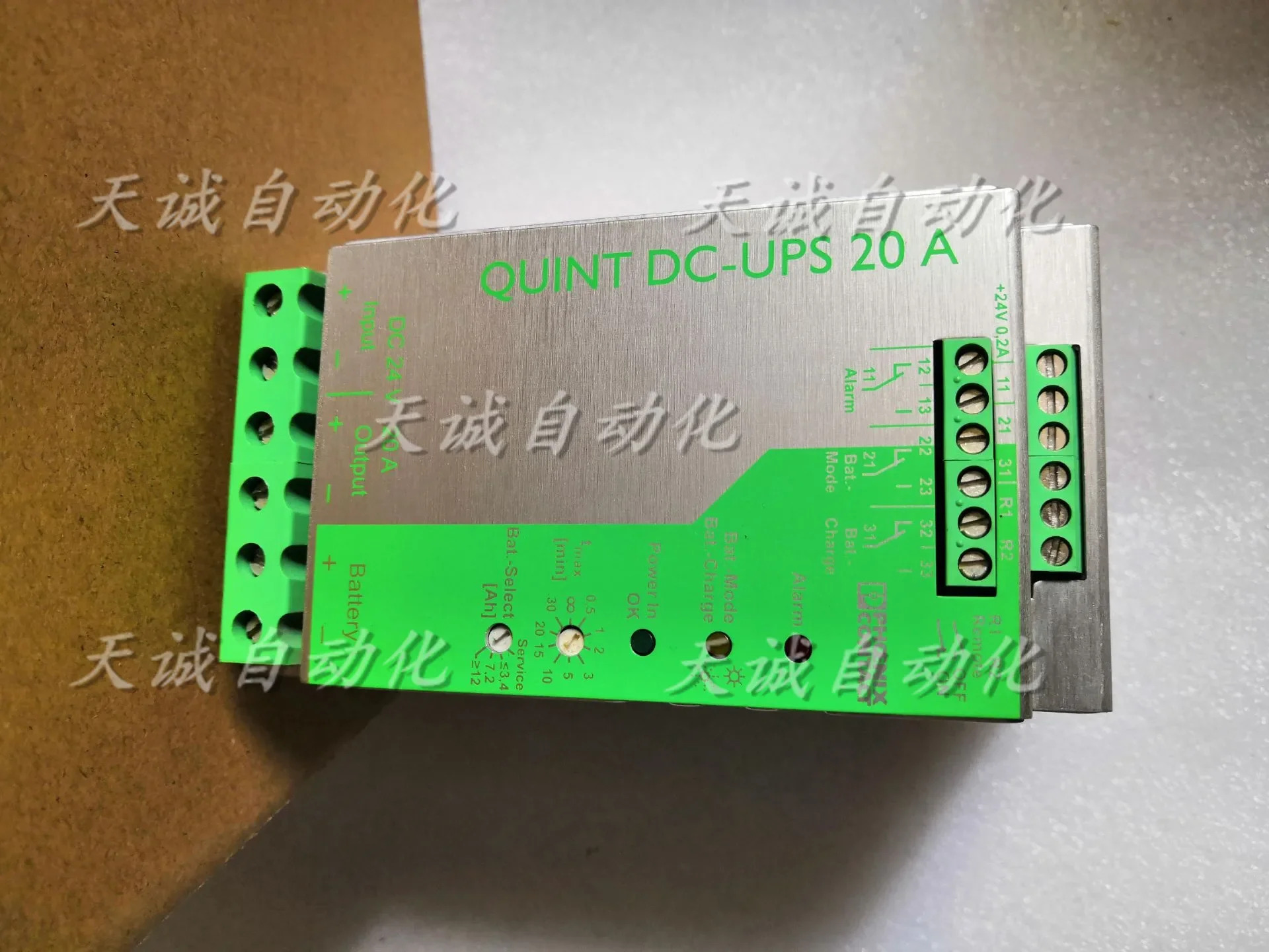 오리지널 Phoenix 무정전 전원공급장치 2866239 QUINT-DC-UPS/24DC/20 2866213