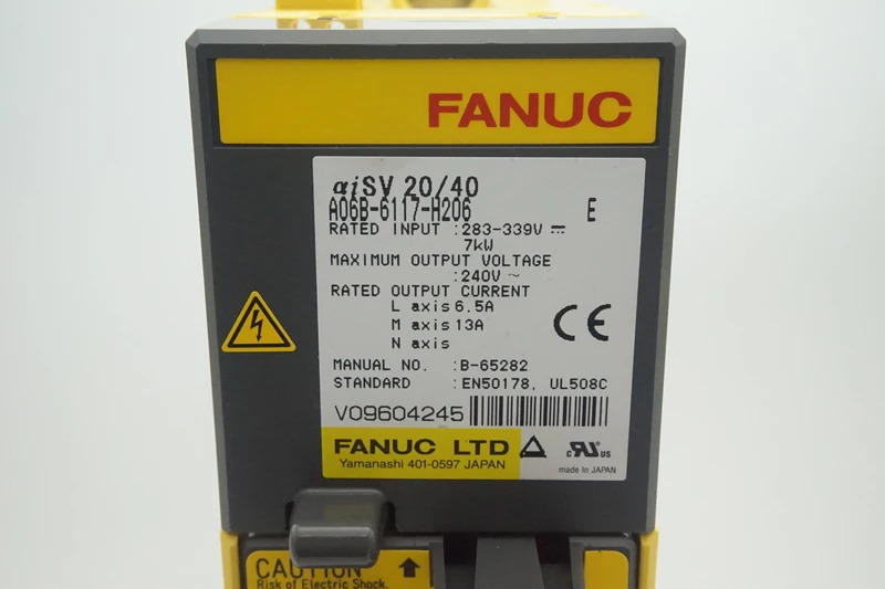 A06B-6117-H206 CNC 기계Fanuc 서보 드라이브 증폭기 모듈