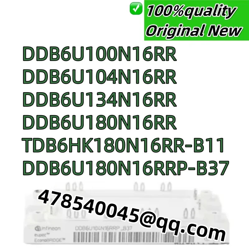원본 DDB6U100N16RR DDB6U104N16RR DDB6U134N16RR DDB6U180N16RR TDB6HK180N16RR-B11 DDB6U180N16RRP-B37