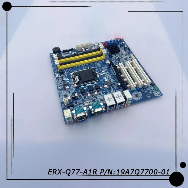 ERX-Q77-A1R P/N19A7Q7700-01 산업마더보드 듀얼 이더넷 포트 다직렬