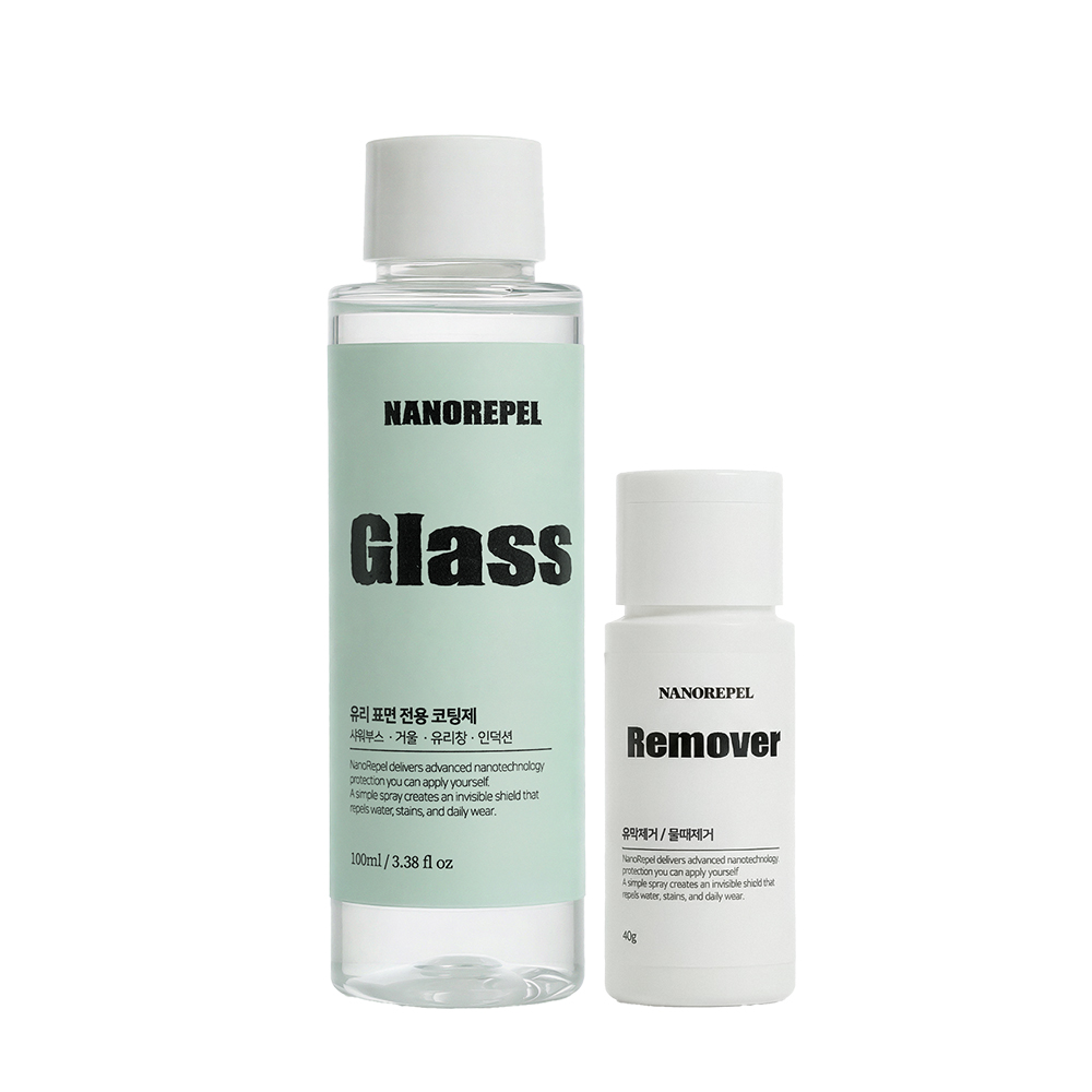 나노리펠 글라스 100ml 집중케어 세트 (유막제거제 포함) - 상세 이미지 3