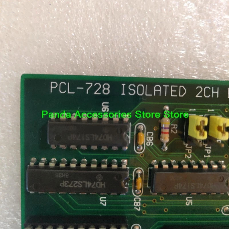 PCL-728 REV. 어드밴텍 데이터 수집 카드A1 오리지널 12비트 2채널 절연 아날로그 출력 ISA 리퍼