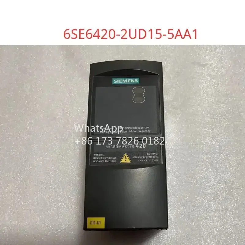 6SE6420-2UD15-5AA1 MICROMASTER 420 프레임 크기 A표준 조작 패널 사6SE6420 2UD15 5AA1
