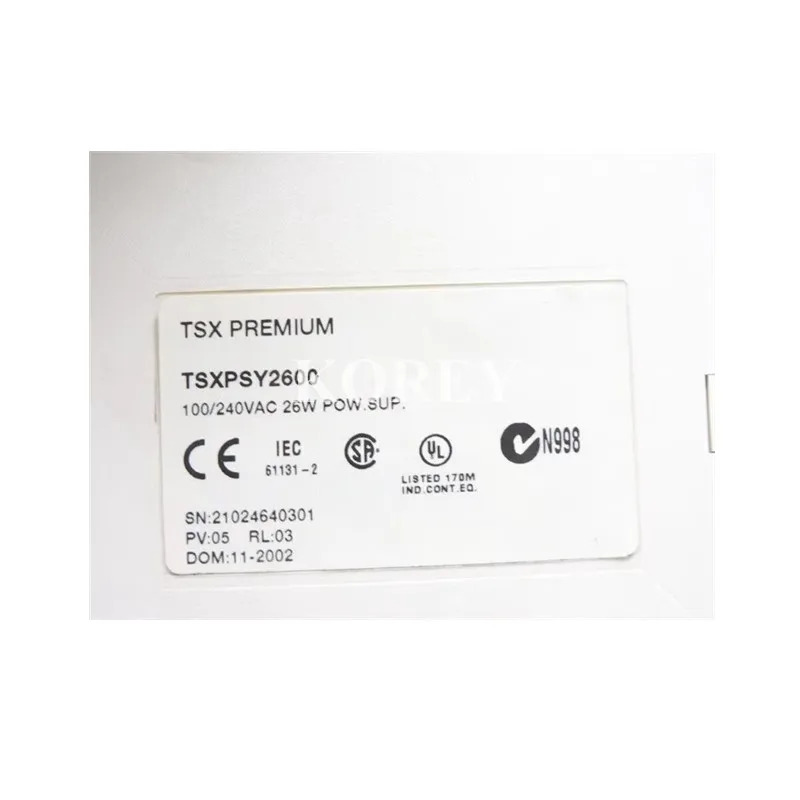 PLC 모듈 TSXPSY2600M TSXPSY2600