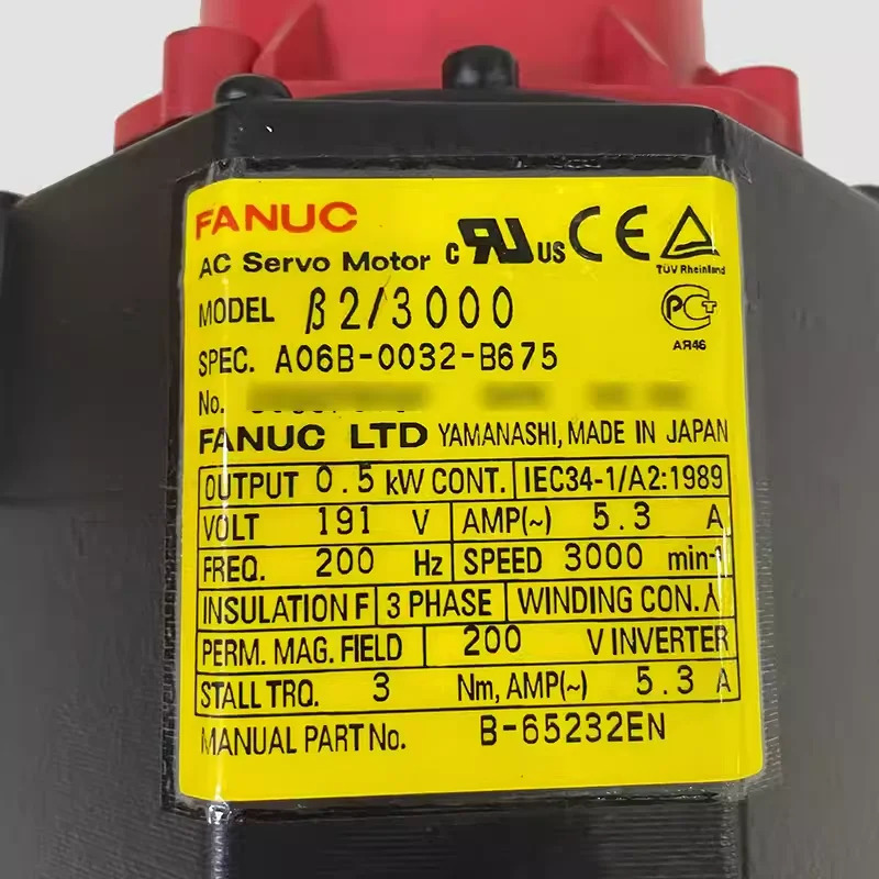 A06B-0032-B675 Fanuc 서보모터 리퍼 완료 A06B 0032 B675