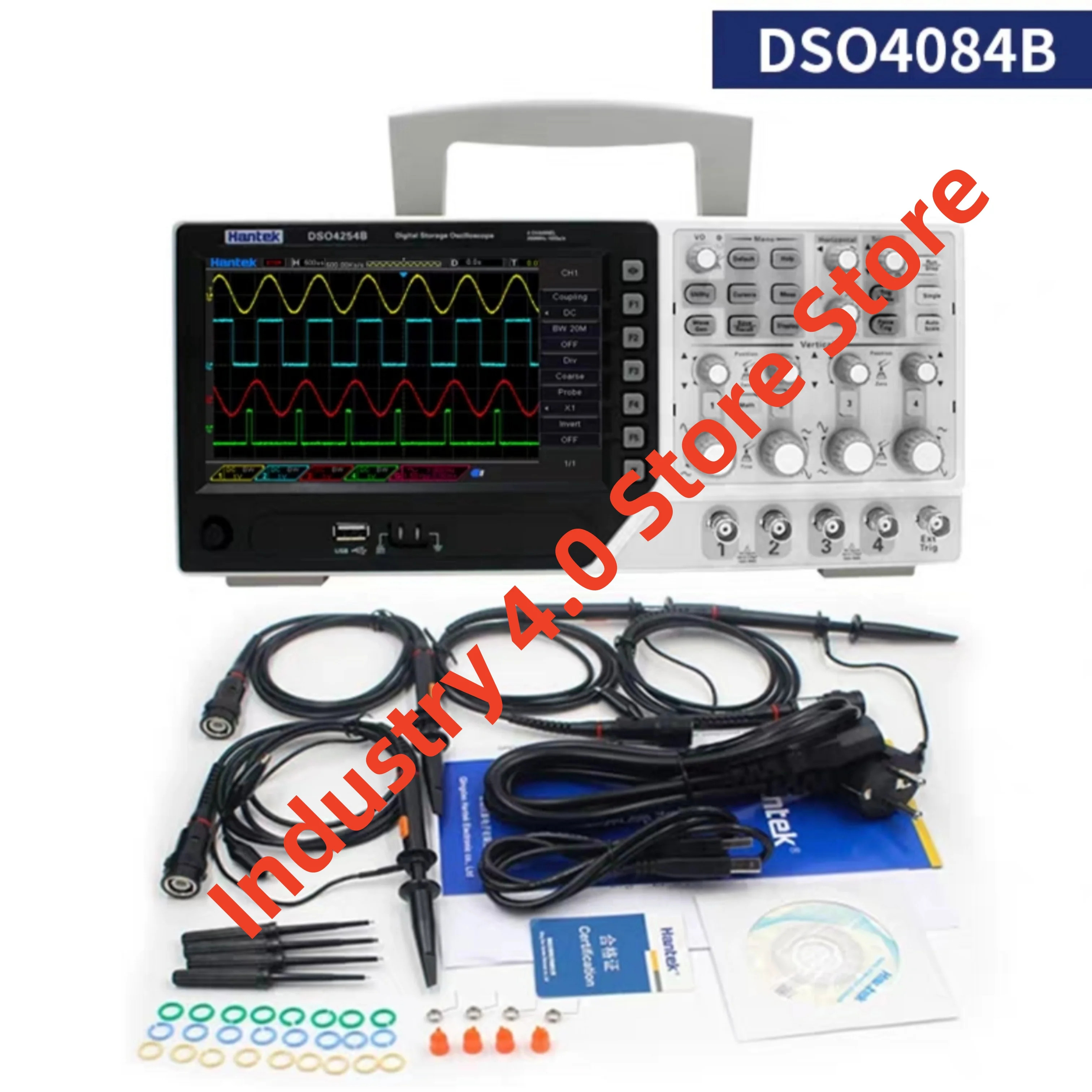 Hantek 디지털 오실로스코프 DSO4084B 신