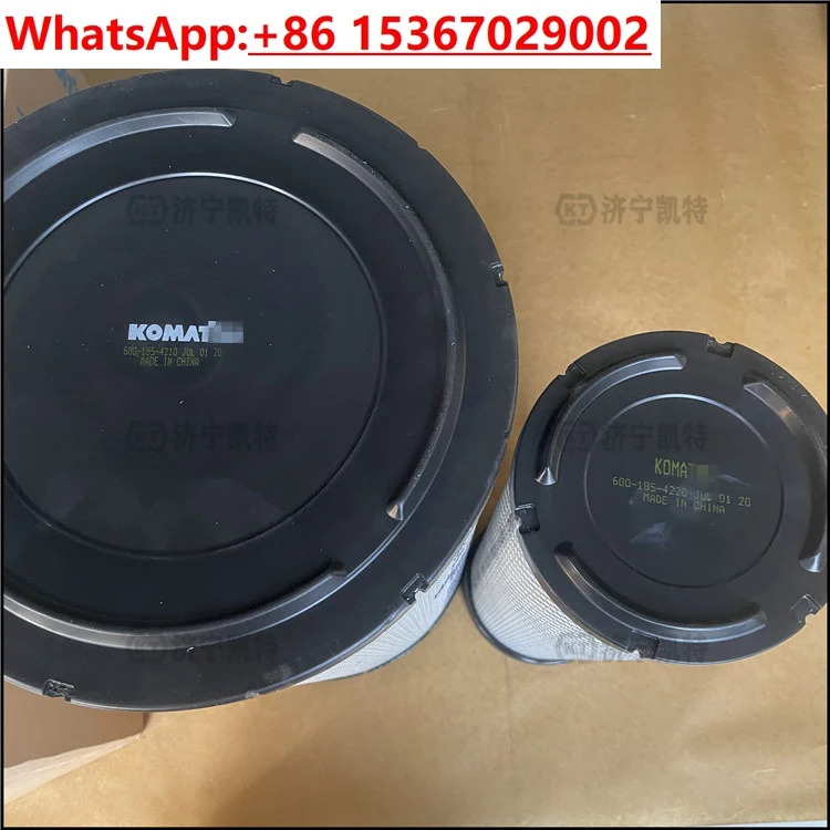 PC350-8M0 굴삭기 에어 필터 600-185-4200 부품 요소