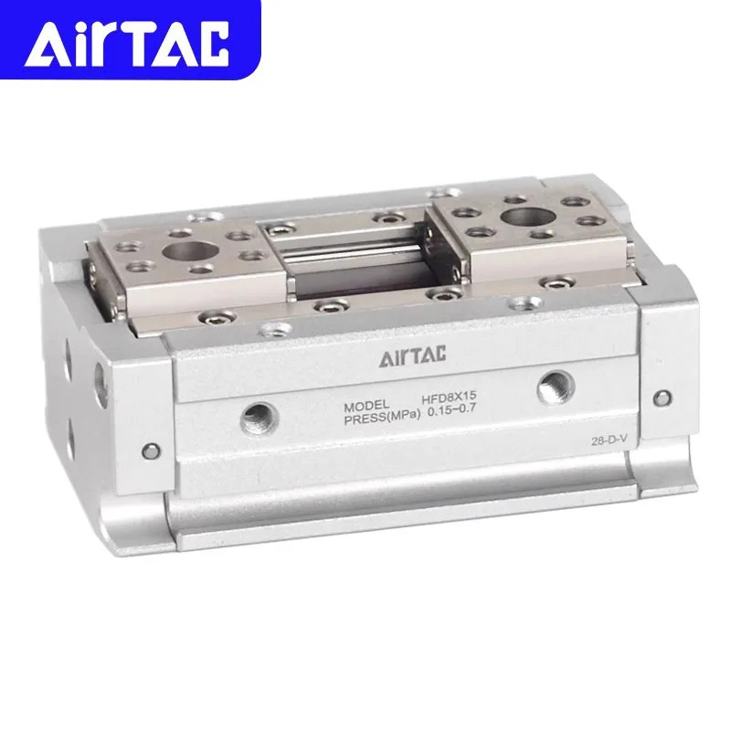 AIRTAC HFD 공압 실린더 컴팩트 에어 그리퍼 HFD8/12/16/20/25X8/10/15/20/25/30/40/60/80 복동
