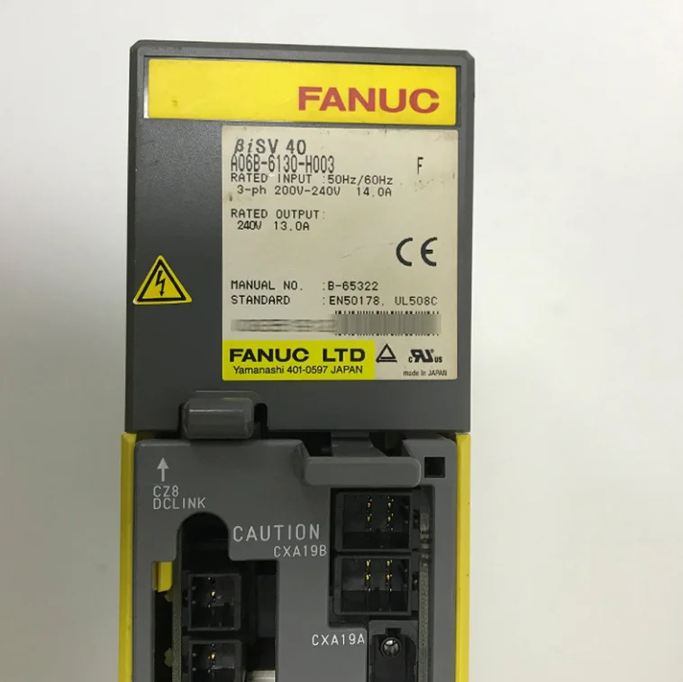 A06B-6130-H003 리퍼 Fanuc 서보 드라이브 완료 CNC 시스템증폭기 모듈