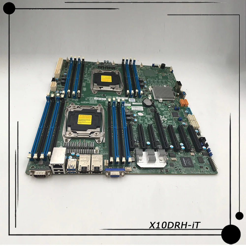 Supermicro 서버 마더보드 E5-2600 V4/V3 군 듀얼 포트 10GBase-T SATA36Gbps IPMI 2.0 LGA2011 DDR4X10DRH-iT