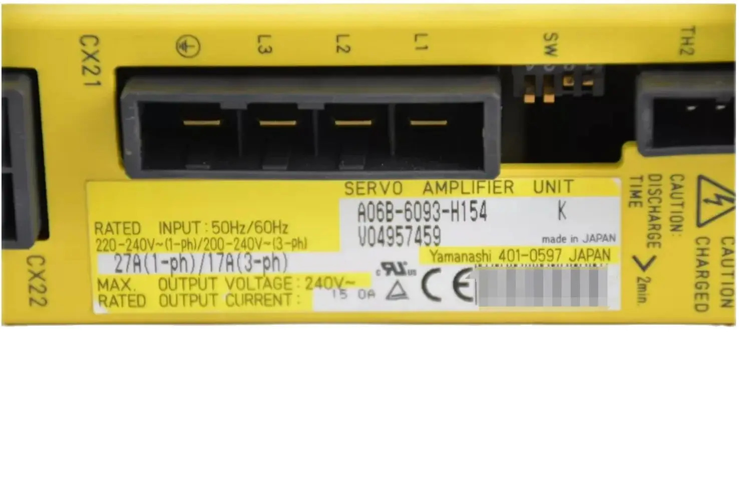 A06B-6093-H154 Fanuc 서보 드라이브 모듈 리퍼 OK A06B 6093 H154