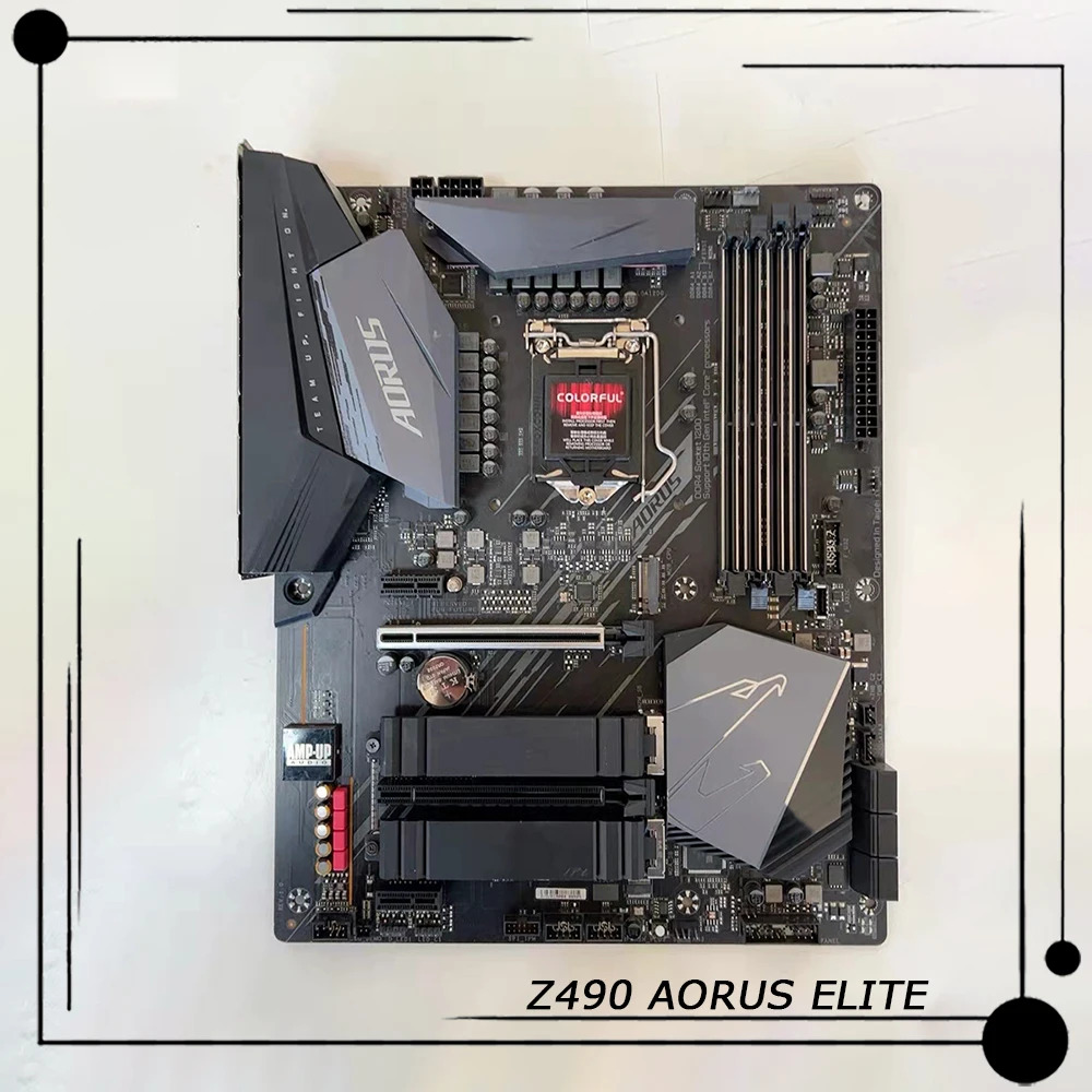 기가 바이트호환 Z490 LGA 1200 DDR4 PCI-E 4.0 128GB 데스크탑 마더보드 AORUS ELITE